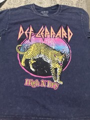 Def Leppard Concert Shirt XL High N Dry Music Tee