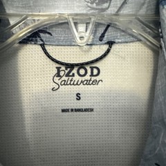 Izod Saltwater Small Men’s Button Down Marlin Boat Shirt Tropical