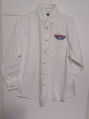 Blue Generation Men’s McGrath Button Down Shirt White Size Medium Stain Release