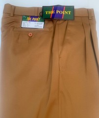 THE POINT 100% Micro Fiber Polyester Two-Piece Casual Set Pant and Shirt