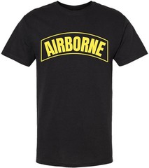 Airborne Logo Army T-Shirt U.S. Paratrooper Military Tactical Logo Shirt