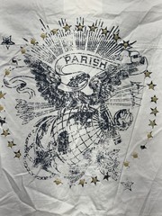 Parish Nation Shirt Mens Embroidered Y2K Hip Hop Grunge Plaid Button Down Sz 2XL