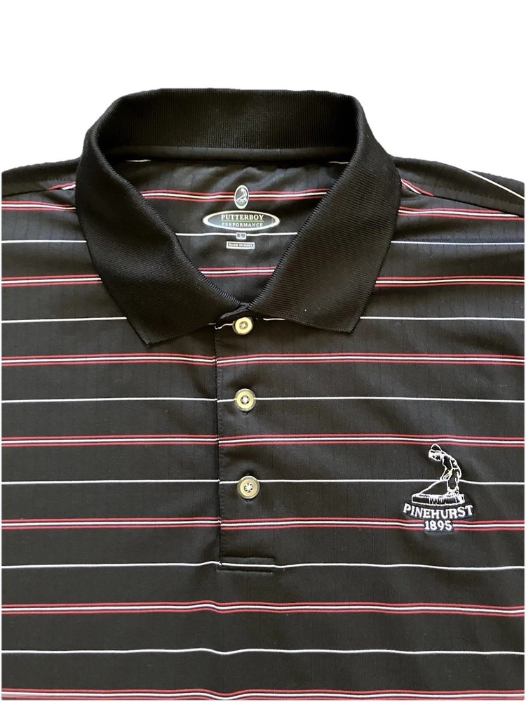 Pinehurst No. 2 Shirt Mens Large Putter Boy Performance Collection Golf Polo