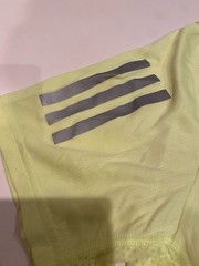 Used ADIDAS T SHIRT DX1316 XS EXTRA SMALL men shirt unknown “neon yellow” shade