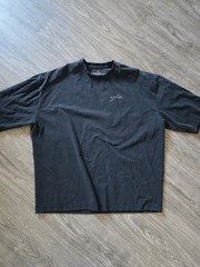 YoungLA 2836 Script Essential Tee Black Size Large