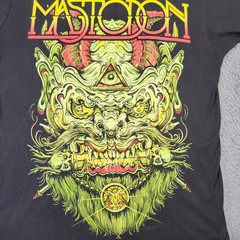 Mastodon 2014 Tour T-Shirt Monster Goblin Size Large Black Tultex