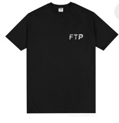 FTP Scribble Logo Tee Black Size Medium