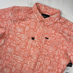 O’Neill Shirt Men’s Medium TRVLR Series Peach Short Sleeve Beach Standard Fit