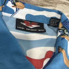 Defying Conventional Concepts DCC Retro Pinup Mens Shirt Short Sleeve Blue XL