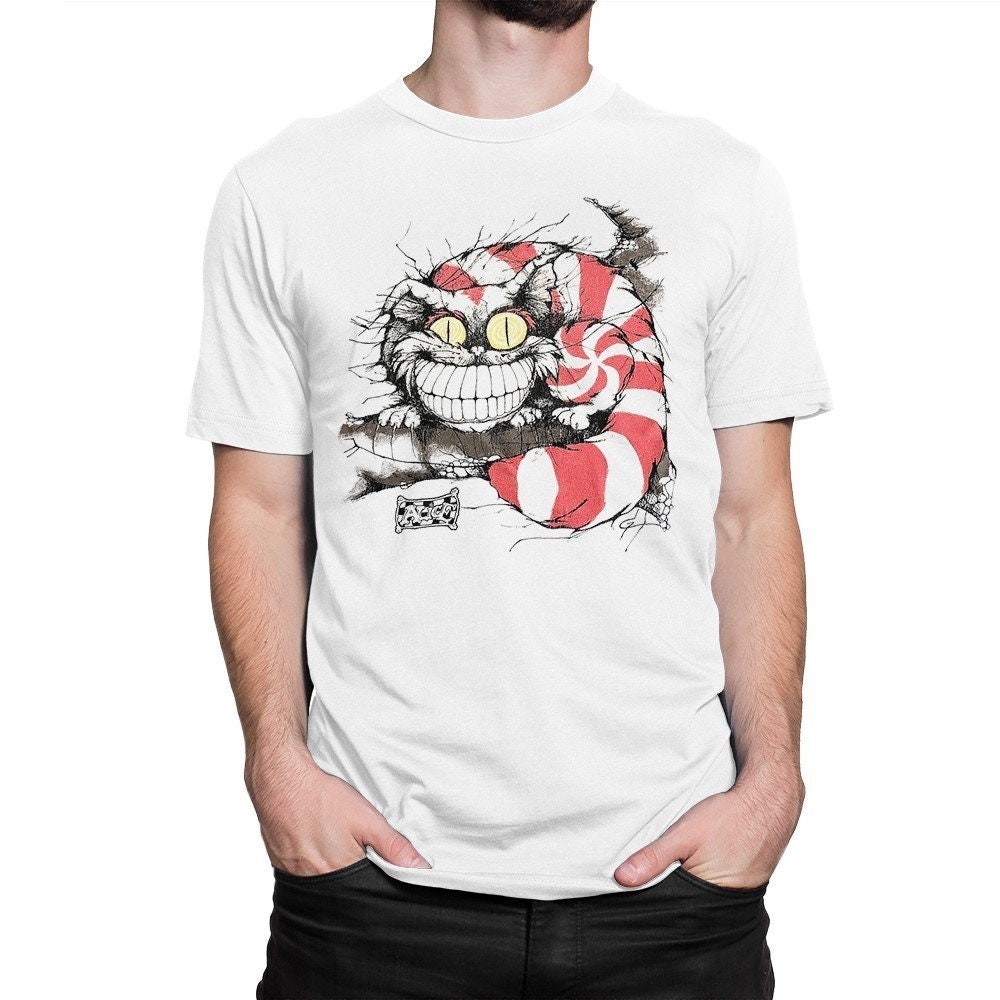 Alice in Wonderland Cheshire Cat T-Shirt, Men’s Women’s All