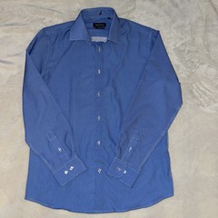 Nautica slim fit Medium size long sleeve 15-15 1/2*32/33 Polyster Wash And Wear