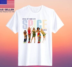 Spice Girls Spice Up Your Life Men’s White T-shirt Size S-5XL