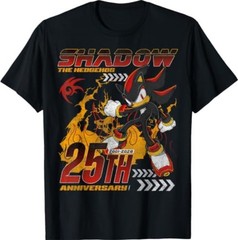 Sonic the Hedgehog Shadow 25th Anniversary Distressed T-Shirt