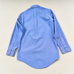 Brooks Brothers Blue Dress Shirt 14.5 32 Slim Fit Non Iron Point Collar