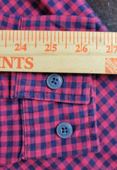 Walls Workers Flex Shirt Button Down Stretch Relaxed Fit Red Navy Mens XL/XXL?