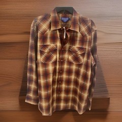 PENDLETON WOOLEN MILLS Men’s Button Down Long Sleeve Sz. L Polyester /Cotton NEW