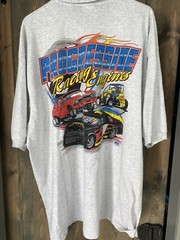 Progressive Racing Engines Grey Polo Stedman by Hanes Shirt Size 2XL