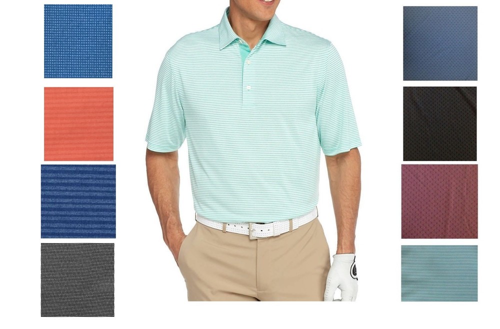 Greg Norman Men’s Technical Performance Play Dry ML75 Golf Polo