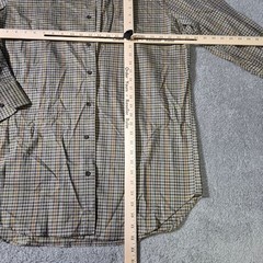Robert Talbott Mens Medium Button Down Shirt Multicolor Check Cotton B261-21