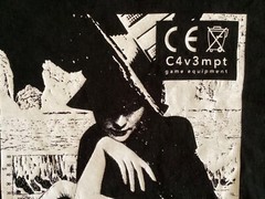 C.E. Cav Empt Print Tee Black Large