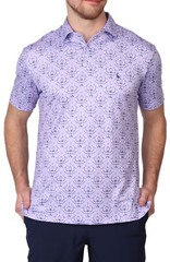$80 Tailor Byrd Men’s-Performance Polo – Lilac – Small – New With Tags