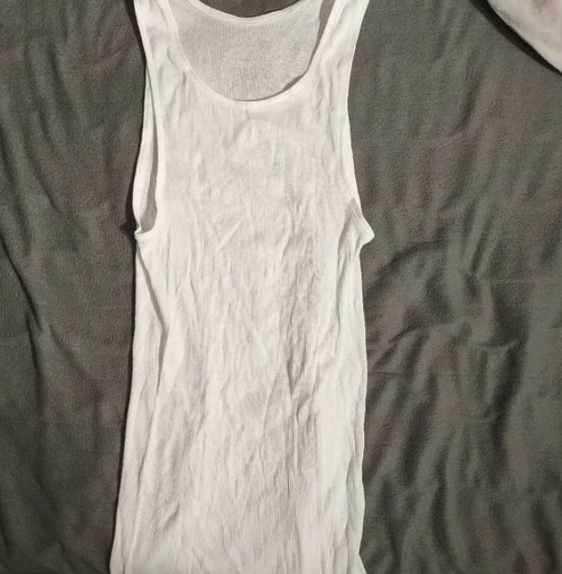 White Tank Top Casual Basic
