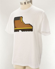 8-Bit by Mostly Heard Rarely Seen Cotton Graphic Trail Tee Size L New