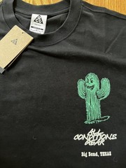 Nike ACG Big Bend Texas Cactus Graphic Tee Black Men’s Sz M Crew Neck Loose NWT