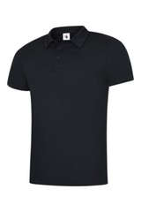 Personalised Custom Printed Men Ultra Cool Poloshirt Your Text Logo Unisex UC125