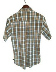 Dickies Flex Mositure Wicing short sleeve Plaid Shirt Relaxed Fit Work NWT