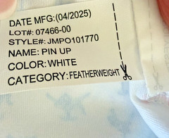Johnnie O NWT Men’s Large Polo Shirt Pin Up White Drinks Featherweight NWT $110