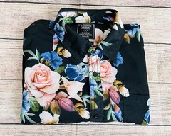 BLEECKER & MERCER Men’s Sz XL Floral Tropical Short Sleeve Casual Shirt