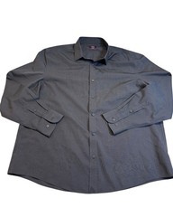 UNTUCKit Black Stone Wrinkle-Free Button Down Shirt Men’s XXL Relaxed Fit Gray