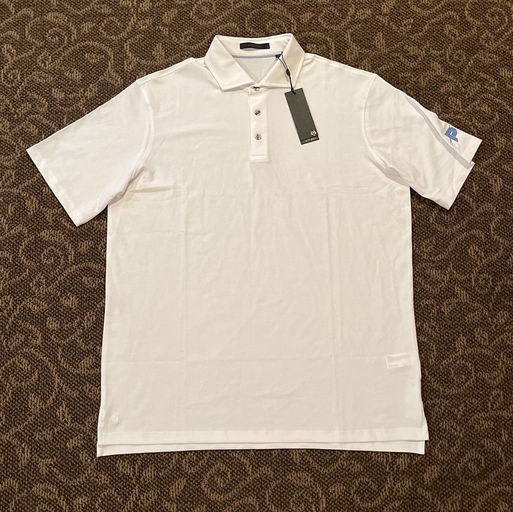 Men’s Greyson Performance Polo Size Large Arctic White Brand New With Tags L