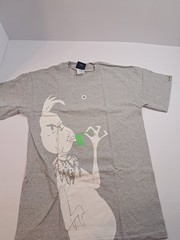 Illimite Men’s Gray Grinch-like Character Graphic T-Shirt Andrew Jackson Quote