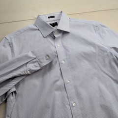 J.Crew Ludlow Classic Dress Shirt Mens 15.5 34 Purple White Micro Check Stretch