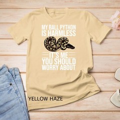 Funny Ball Python Design Snake Lover Men Women Boys Girls T-Shirt Unisex T-shirt