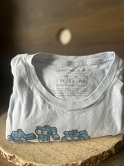 Transformers GRAPHICLAB BLUE Graphic Logo Short Sleeve Crew Neck Tee SIZE 2X
