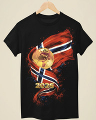 WC 2026 INSPIRED Cool Unisex Black T-Shirt – Norway