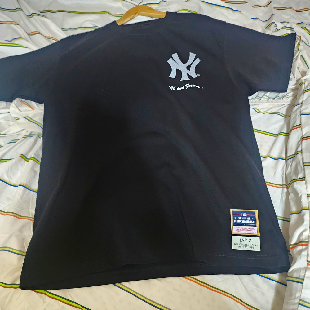 Mitchell & Ness Jay-Z Reasonable Doubt 30th Anniversary Black T-Shirt XL NWT