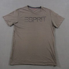 Esprit T Shirt Mens Medium Y2k Retro Brown Military Boho Streetwear Music Art