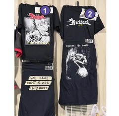SALE! Kickback Band Lot Cornered & Against The World Hardcore – Shirt Reprint
