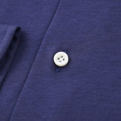 Boglioli Extra-Slim Lightweight Stretchy Jersey Cotton Shirt 16 (Eu 41) NWT