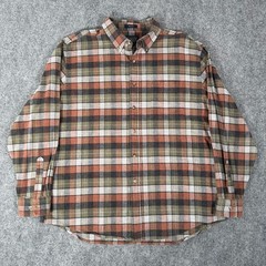 Pendleton Mason Plaid Flannel Button Down Long Sleeve Shirt