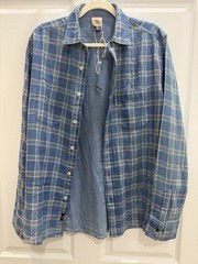 Faherty Reversible Mens Medium Long Sleeve Shirt￼