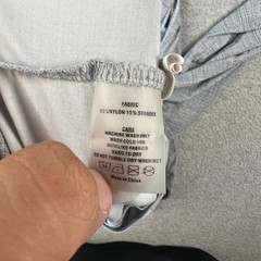 State & Liberty Stretch Performance Long Sleeve Sport Shirt Button Medium Grey