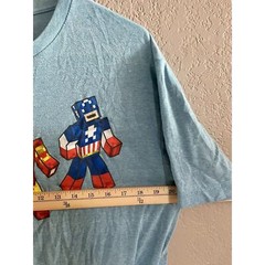 Marvel Comics 8 Bit Character Logo TEE T SHIRT Large L