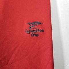 Straight Down Performance Cypress Point Golf Club Polo Size XL Men Red