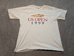 Vintage Tennis Shirt Mens XL 1999 US Open 1990s Official USTA Association