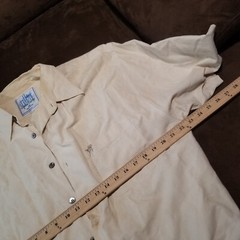 GUY HARVEY LIMITED EDITION BUTTON SHIRT FISHING AFICO BLUEWATER LARGE (STAINED)
